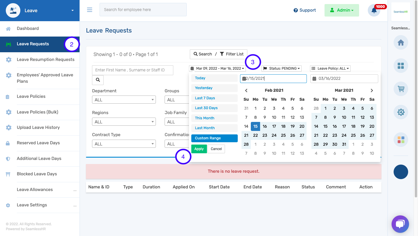 How To Approve An Employee's Leave Request As An Admin